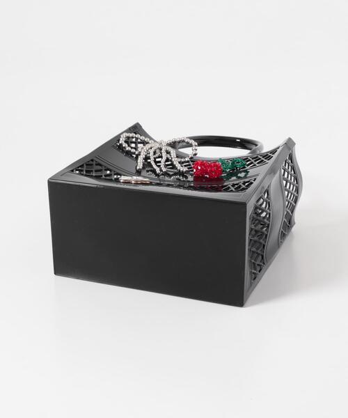 RODE SKO（ロデスコ）の「チャームセットジェリーバッグ（ハンドバッグ・レディース・クリア/ライトブルー/ブラック・ONE）」の16枚目の写真