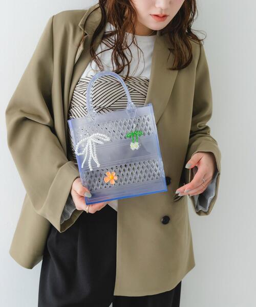 RODE SKO（ロデスコ）の「チャームセットジェリーバッグ（ハンドバッグ・レディース・クリア/ライトブルー/ブラック・ONE）」の20枚目の写真