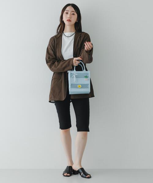 RODE SKO(ロデスコ)の「チャームセットジェリーバッグ(ハンドバッグ・レディース・クリア/ライトブルー/ブラック・ONE)」の12枚目の写真