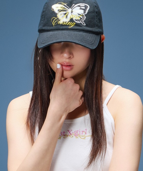 X-girl（エックスガール）の「MULTI WAY STRING CAMISOLE（キャミソール・レディース・ブラック/ホワイト/ベージュ・ONE SIZE）」の5枚目の写真