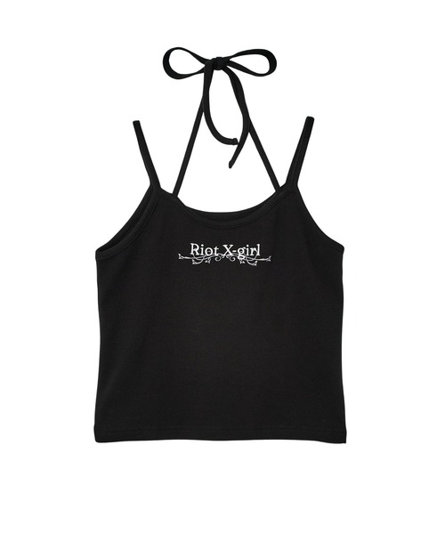 X-girl（エックスガール）の「MULTI WAY STRING CAMISOLE（キャミソール・レディース・ブラック/ホワイト/ベージュ・ONE SIZE）」の10枚目の写真