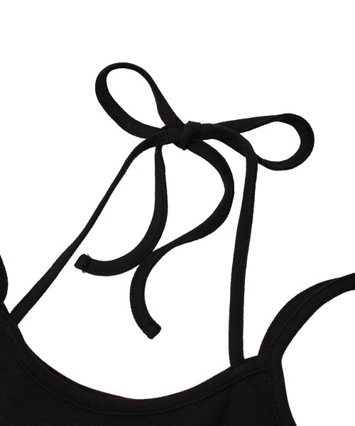 X-girl（エックスガール）の「MULTI WAY STRING CAMISOLE（キャミソール・レディース・ブラック/ホワイト/ベージュ・ONE SIZE）」の12枚目の写真