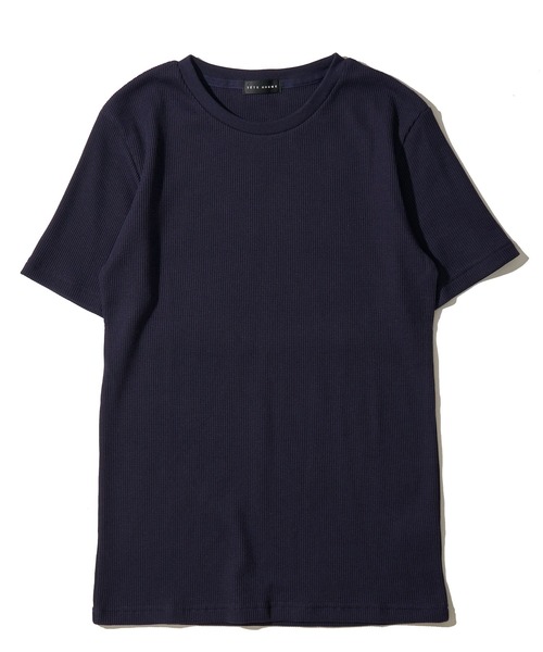 TETE HOMME(テットオム)の「展開店舗限定 サーマル クルーネックショートスリーブTシャツ(Tシャツ/カットソー・メンズ・ホワイト/ネイビー/ブラック・MEDIUM/LARGE/X-LARGE)」の3枚目の写真