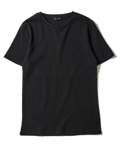 TETE HOMME(テットオム)の「展開店舗限定 サーマル クルーネックショートスリーブTシャツ(Tシャツ/カットソー・メンズ・ホワイト/ネイビー/ブラック・MEDIUM/LARGE/X-LARGE)」の2枚目の写真