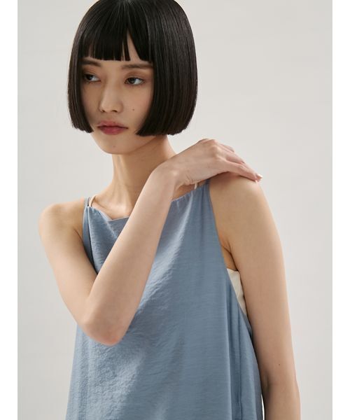emmi(エミ)の「エプロンライクキャミワンピース(ワンピース・レディース・ブラック/ライトベージュ/ブルー・1/0)」の22枚目の写真