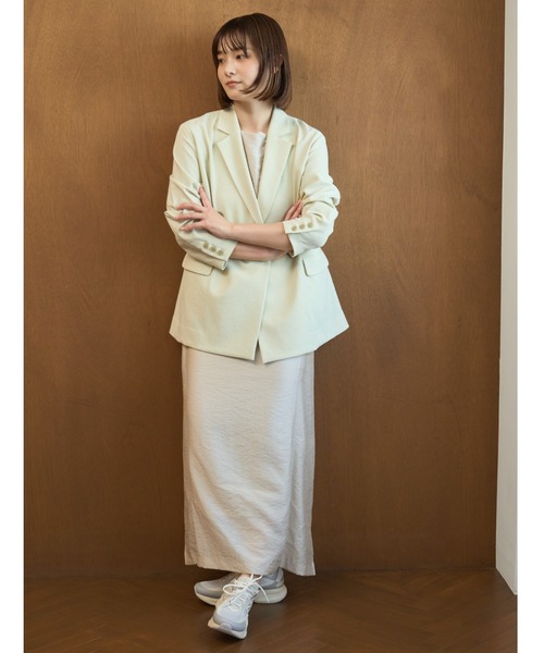 emmi(エミ)の「エプロンライクキャミワンピース(ワンピース・レディース・ブラック/ライトベージュ/ブルー・1/0)」の15枚目の写真