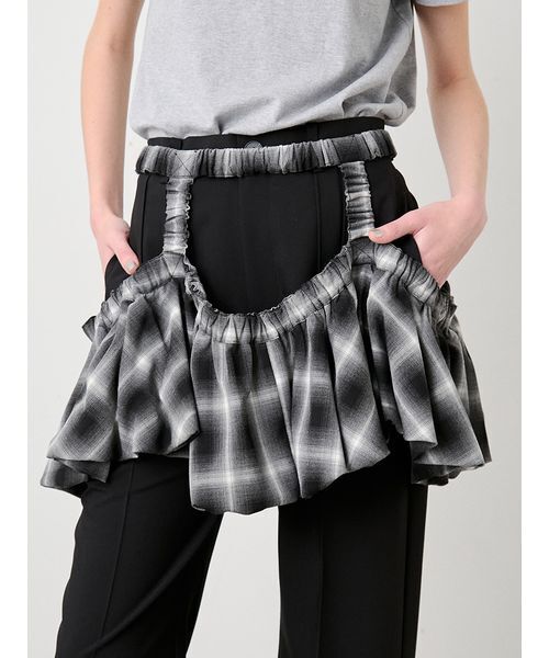 SORIN（ソリン　）の「harness Skirt Belt/ハーネススカートベルト（スカート・レディース・ブラック/チェック・38）」の5枚目の写真