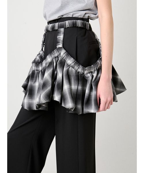 SORIN（ソリン　）の「harness Skirt Belt/ハーネススカートベルト（スカート・レディース・ブラック/チェック・38）」の6枚目の写真