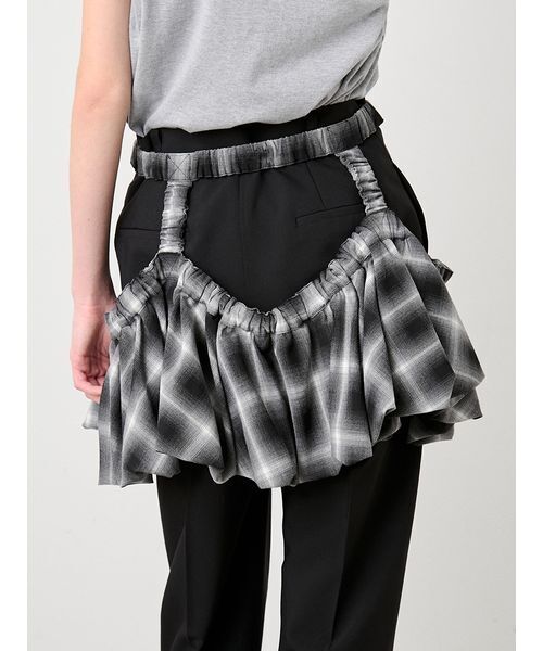 SORIN（ソリン　）の「harness Skirt Belt/ハーネススカートベルト（スカート・レディース・ブラック/チェック・38）」の7枚目の写真