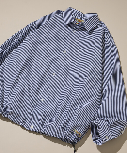 ビッグシルエット タイプライター スピンドルレギュラーカラーシャツ