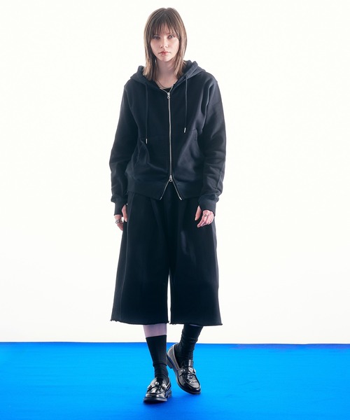 selle glant（セレグランテ）の「HEAVY WEIGHT DESIGN SWEAT HALF PANTS/ヘビーウェイトデザインスウェットハーフパンツ（スウェットパンツ・メンズ・ダークブラウン/ブラック/杢グレー・LARGE/MEDIUM/SMALL）」の11枚目の写真