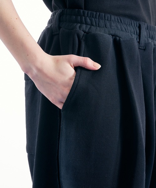 selle glant（セレグランテ）の「HEAVY WEIGHT DESIGN SWEAT HALF PANTS/ヘビーウェイトデザインスウェットハーフパンツ（スウェットパンツ・メンズ・ダークブラウン/ブラック/杢グレー・LARGE/MEDIUM/SMALL）」の14枚目の写真