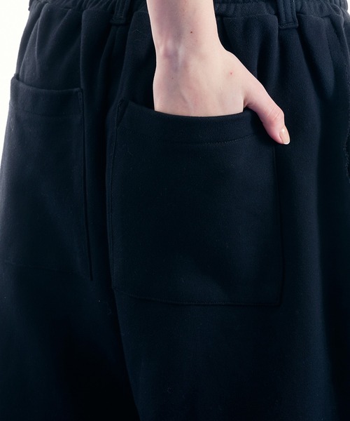 selle glant（セレグランテ）の「HEAVY WEIGHT DESIGN SWEAT HALF PANTS/ヘビーウェイトデザインスウェットハーフパンツ（スウェットパンツ・メンズ・ダークブラウン/ブラック/杢グレー・LARGE/MEDIUM/SMALL）」の15枚目の写真