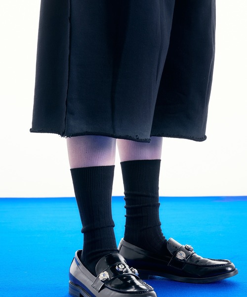 selle glant（セレグランテ）の「HEAVY WEIGHT DESIGN SWEAT HALF PANTS/ヘビーウェイトデザインスウェットハーフパンツ（スウェットパンツ・メンズ・ダークブラウン/ブラック/杢グレー・LARGE/MEDIUM/SMALL）」の17枚目の写真