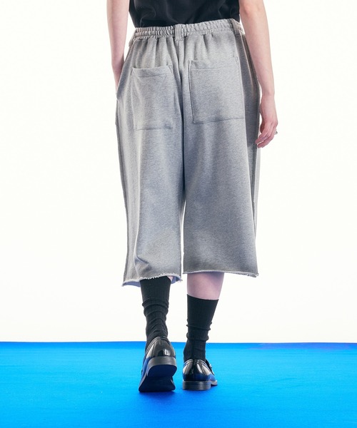 selle glant（セレグランテ）の「HEAVY WEIGHT DESIGN SWEAT HALF PANTS/ヘビーウェイトデザインスウェットハーフパンツ（スウェットパンツ・メンズ・ダークブラウン/ブラック/杢グレー・LARGE/MEDIUM/SMALL）」の21枚目の写真