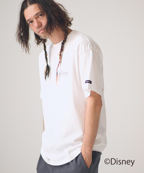 ADAM PATEK(アダムパテック)の「ADAMPATEK/【ADAMPATEK /Snow White and the Seven Dwarfs 】circleT(Tシャツ/カットソー・メンズ・ホワイト/ブラック・1/2)」の3枚目の写真