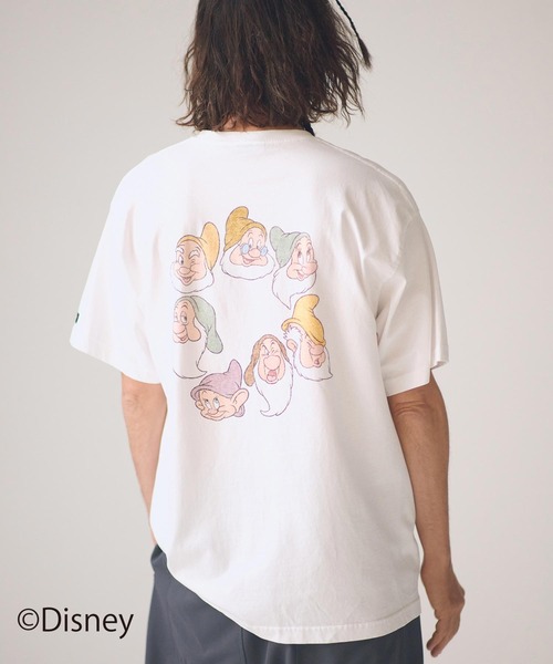 ADAM PATEK(アダムパテック)の「ADAMPATEK/【ADAMPATEK /Snow White and the Seven Dwarfs 】circleT(Tシャツ/カットソー・メンズ・ホワイト/ブラック・1/2)」の5枚目の写真