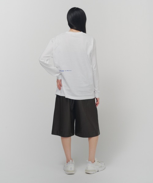 THINGS THAT MATTER（シングス ザット マター）の「CHAOS PRINT LONG T-SHIRT  / カオス プリント ロングTシャツ / ZOZOTOWN限定商品（Tシャツ/カットソー・レディース・ホワイト×ブルー/ホワイト×グリーン・FREE）」の15枚目の写真