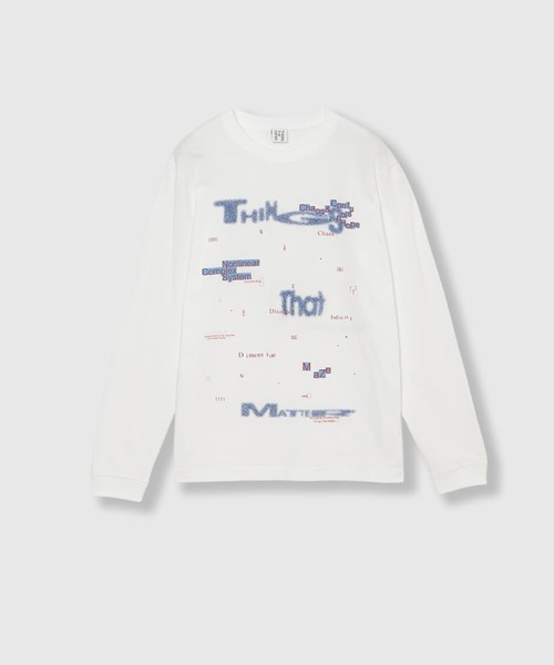THINGS THAT MATTER（シングス ザット マター）の「CHAOS PRINT LONG T-SHIRT  / カオス プリント ロングTシャツ / ZOZOTOWN限定商品（Tシャツ/カットソー・レディース・ホワイト×ブルー/ホワイト×グリーン・FREE）」の18枚目の写真