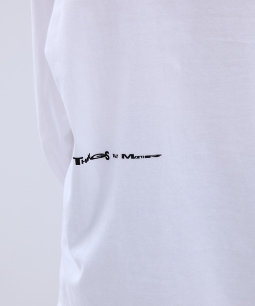 THINGS THAT MATTER（シングス ザット マター）の「CHAOS PRINT LONG T-SHIRT  / カオス プリント ロングTシャツ / ZOZOTOWN限定商品（Tシャツ/カットソー・レディース・ホワイト×ブルー/ホワイト×グリーン・FREE）」の6枚目の写真