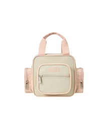 NYLON COLOR-BLOCK TOTE BAG