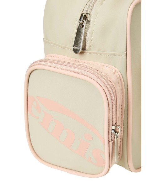 EMIS(イミス)の「NYLON COLOR-BLOCK TOTE BAG(トートバッグ・レディース・レッド/ブラウン/ベージュ/チャコール・FREE)」の10枚目の写真