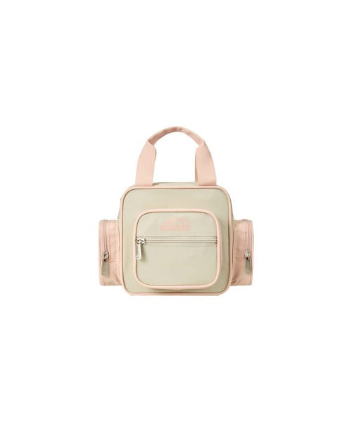 EMIS(イミス)の「NYLON COLOR-BLOCK TOTE BAG(トートバッグ・レディース・レッド/ブラウン/ベージュ/チャコール・FREE)」の6枚目の写真