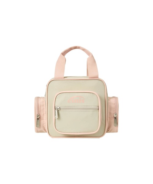 EMIS(イミス)の「NYLON COLOR-BLOCK TOTE BAG(トートバッグ・レディース・レッド/ブラウン/ベージュ/チャコール・FREE)」の8枚目の写真