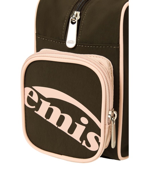EMIS(イミス)の「NYLON COLOR-BLOCK TOTE BAG(トートバッグ・レディース・レッド/ブラウン/ベージュ/チャコール・FREE)」の14枚目の写真