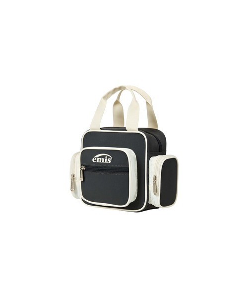 EMIS(イミス)の「NYLON COLOR-BLOCK TOTE BAG(トートバッグ・レディース・レッド/ブラウン/ベージュ/チャコール・FREE)」の18枚目の写真