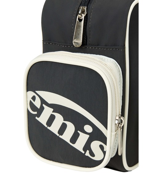 EMIS(イミス)の「NYLON COLOR-BLOCK TOTE BAG(トートバッグ・レディース・レッド/ブラウン/ベージュ/チャコール・FREE)」の22枚目の写真