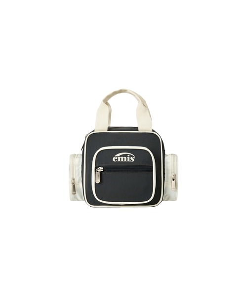 EMIS(イミス)の「NYLON COLOR-BLOCK TOTE BAG(トートバッグ・レディース・レッド/ブラウン/ベージュ/チャコール・FREE)」の17枚目の写真