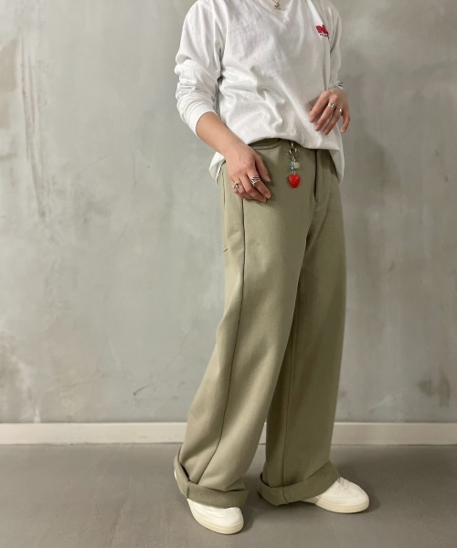 upperhights(アッパーハイツ)の「upper hights(アッパーハイツ)THE LIDDY/イージーパンツ(その他パンツ・レディース・グレー系その他3/ベージュ・24)」の1枚目の写真