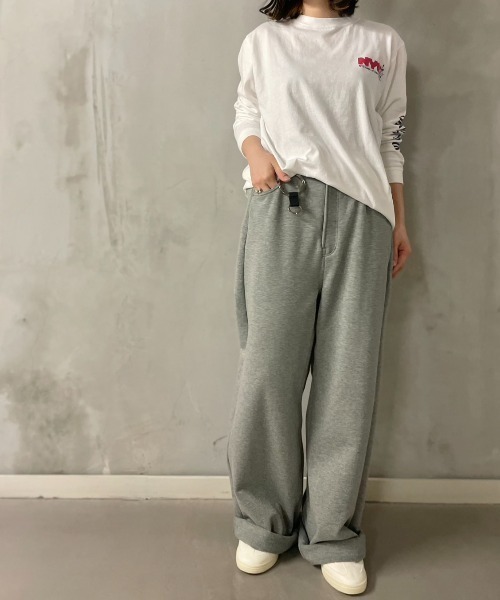 upperhights(アッパーハイツ)の「upper hights(アッパーハイツ)THE LIDDY/イージーパンツ(その他パンツ・レディース・グレー系その他3/ベージュ・24)」の2枚目の写真