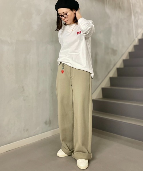 upperhights(アッパーハイツ)の「upper hights(アッパーハイツ)THE LIDDY/イージーパンツ(その他パンツ・レディース・グレー系その他3/ベージュ・24)」の3枚目の写真