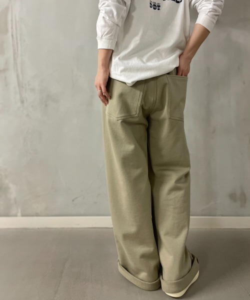 upperhights(アッパーハイツ)の「upper hights(アッパーハイツ)THE LIDDY/イージーパンツ(その他パンツ・レディース・グレー系その他3/ベージュ・24)」の4枚目の写真