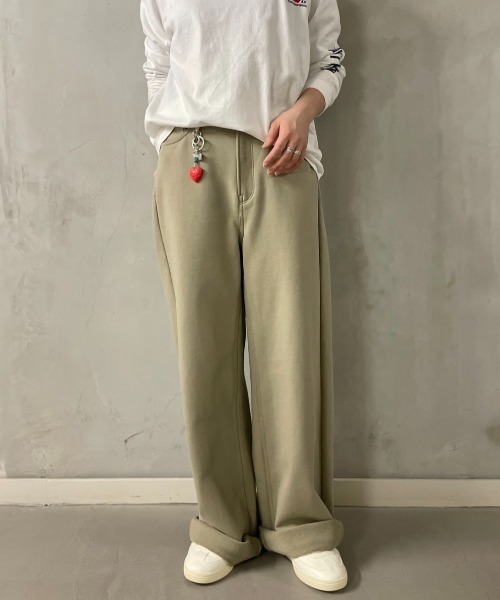 upperhights(アッパーハイツ)の「upper hights(アッパーハイツ)THE LIDDY/イージーパンツ(その他パンツ・レディース・グレー系その他3/ベージュ・24)」の6枚目の写真