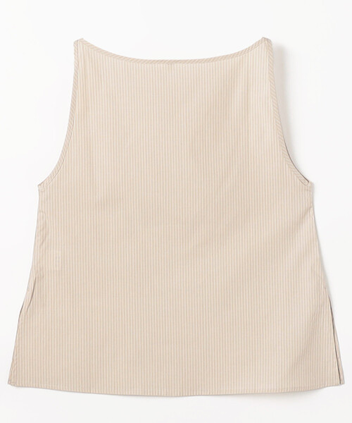 BASERANGE（ベースレンジ）の「Baserange/ベースレンジ DECTI TOP / TSDE-PO-SP26 / ノースリーブトップス（キャミソール・レディース・ベージュ・SMALL）」の2枚目の写真