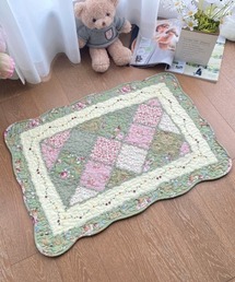 Fun & Daily（ファンアンドデイリー）の「F&D : レトロパッチワーク・スモールラグマット(50×70)（ラグ/マット）」