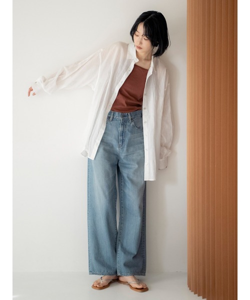 Ungrid（アングリッド）の「パット付きスクエアキャミソール（キャミソール・レディース・ブラウン/アイボリー/ブラック・FREE）」の14枚目の写真