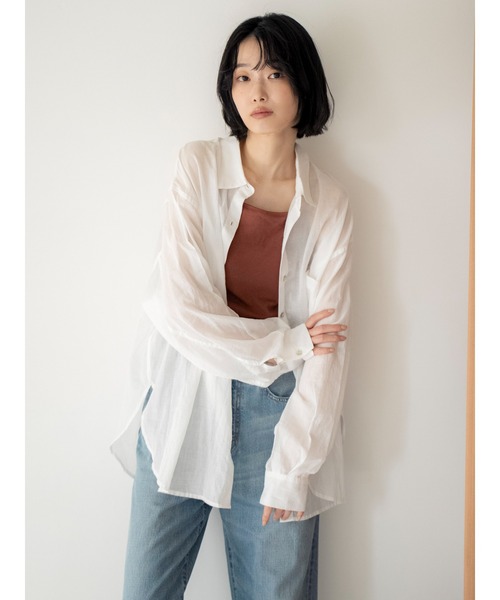 Ungrid（アングリッド）の「パット付きスクエアキャミソール（キャミソール・レディース・ブラウン/アイボリー/ブラック・FREE）」の7枚目の写真