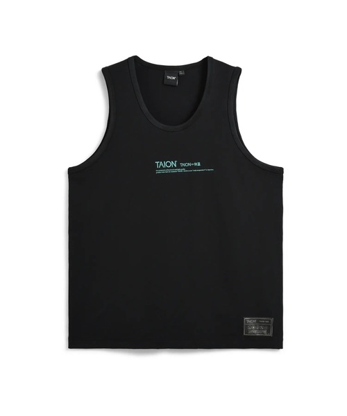 TAION(タイオン)の「【TAION(タイオン)】〈ユニセックス〉ファンクションT UV 接触冷感 抗菌 速乾 ストレッチ ロゴ タンクトップ(タンクトップ・メンズ・ホワイト/ブラック/カーキ・S/M/L/2XL/XL)」の13枚目の写真