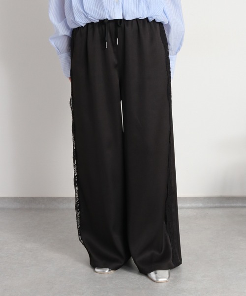 cepo（セポ）の「ピンタックレースパンツ（その他パンツ・レディース・チャコール/ブラック・M）」の10枚目の写真