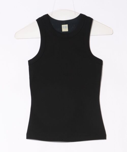 allureville（アルアバイル）の「ＦＬＯＲＥ　ＦＬＯＲＥ　ＨＡＮＮＡＨ　ＴＡＮＫ（Tシャツ/カットソー・レディース・ブラック/ホワイト・1）」の2枚目の写真