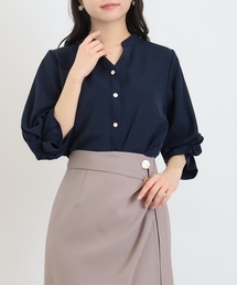 ASTORIA ODIER | とろみボリュームスリーブスキッパーブラウス(シャツ/ブラウス)