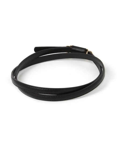 GLOBAL WORK（グローバルワーク）の「ピンレスキレイ目細ベルト/659186（ベルト・レディース・ダークブラウン/ブラウン系その他7/ブラック/シルバー/ブラック系その他・FREE）」の6枚目の写真