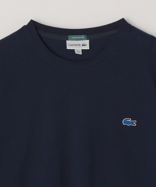 LACOSTE(ラコステ)の「【SHIPS any別注】LACOSTE: ワンポイント ロゴ ピケ クルーネック Tシャツ 26SS◇(Tシャツ/カットソー・メンズ・ベージュ/ネイビー/ホワイト・X-LARGE/LARGE/MEDIUM/XX-LARGE)」の9枚目の写真
