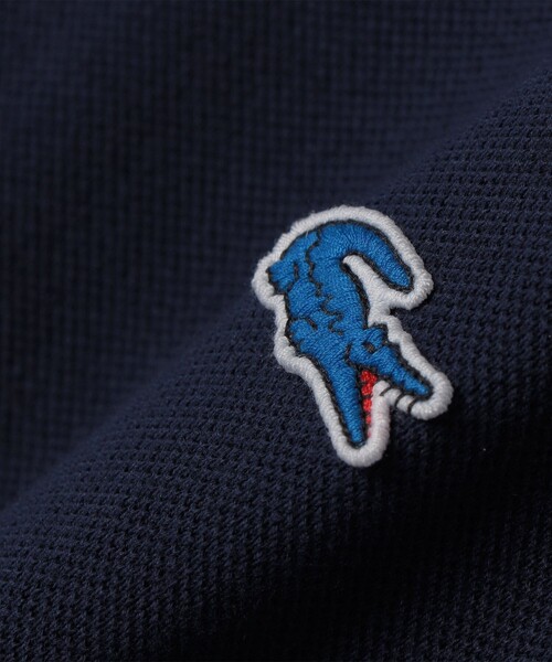 LACOSTE(ラコステ)の「【SHIPS any別注】LACOSTE: ワンポイント ロゴ ピケ クルーネック Tシャツ 26SS◇(Tシャツ/カットソー・メンズ・ベージュ/ネイビー/ホワイト・X-LARGE/LARGE/MEDIUM/XX-LARGE)」の14枚目の写真