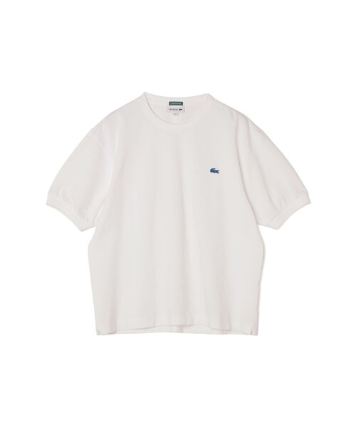 LACOSTE(ラコステ)の「【SHIPS any別注】LACOSTE: ワンポイント ロゴ ピケ クルーネック Tシャツ 26SS◇(Tシャツ/カットソー・メンズ・ベージュ/ネイビー/ホワイト・X-LARGE/LARGE/MEDIUM/XX-LARGE)」の15枚目の写真