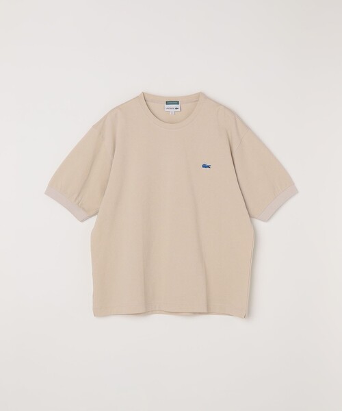 LACOSTE(ラコステ)の「【SHIPS any別注】LACOSTE: ワンポイント ロゴ ピケ クルーネック Tシャツ 26SS◇(Tシャツ/カットソー・メンズ・ベージュ/ネイビー/ホワイト・X-LARGE/LARGE/MEDIUM/XX-LARGE)」の17枚目の写真